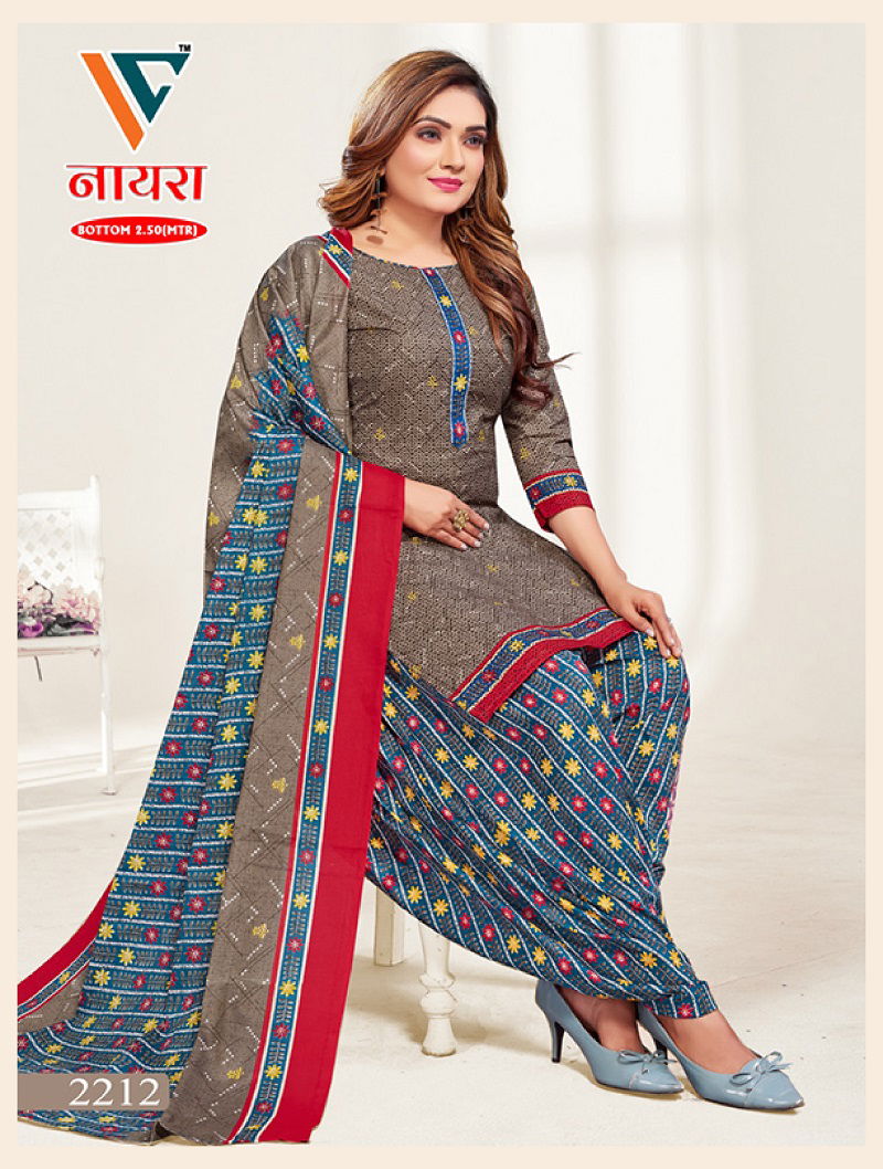 C Nayra Vol 22 By Vandana Cotton Printed Dress Material Wholesale Online
